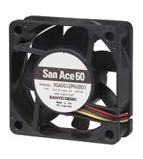 SanAce60山洋散熱風扇6020直流風機DC12V低功耗風扇9GA0624